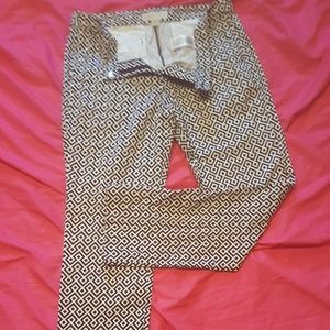 Size 10 Michael Kors Black & White design pants